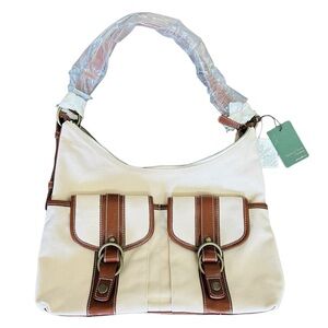 Eddie Bauer BayShore Canvas Handbag NWT